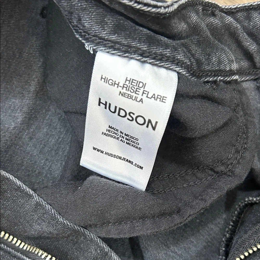 Hudson Jeans Black Flare Women's Denim - Picture 4 of 8